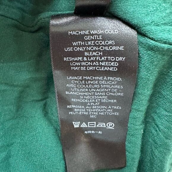 Anthropologie Green Maeve Adrienne Twist-Back Textured Velvet Midi Dress XS - Picture 13 of 16